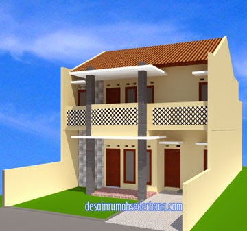 Desain Rumah Minimalis 2 Lantai Luas Tanah 120m2 Type 100